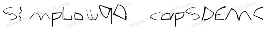 simplow90 capsDEMO字体转换